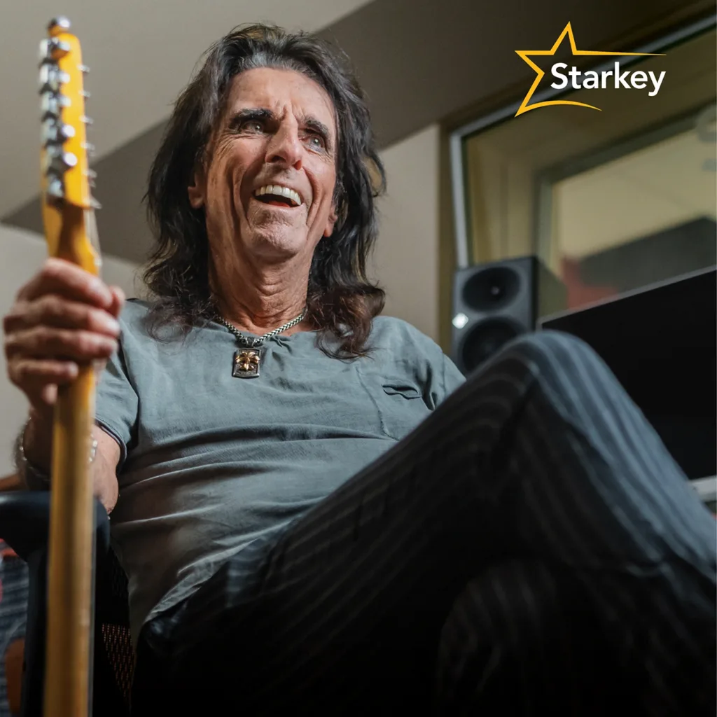 Rock legend, Alice Cooper shares his hearing loss journey with Starkey